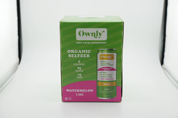 Watermelon Splash 5 mg ∆9 Seltzer  -  MILD STRENGTH