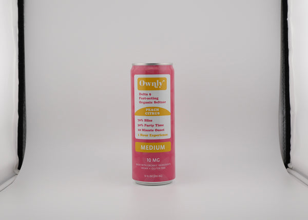 Peach Citrus 10 mg ∆9 Seltzer  -  MILD STRENGTH
