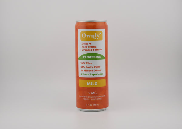 Tangerine 5 mg ∆9 Seltzer - MILD STRENGTH