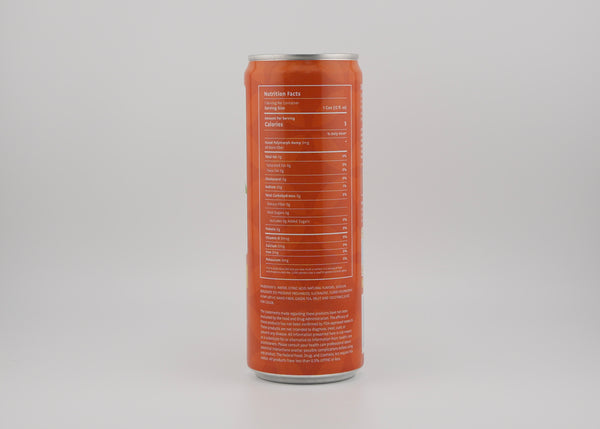 Tangerine 5 mg ∆9 Seltzer - MILD STRENGTH