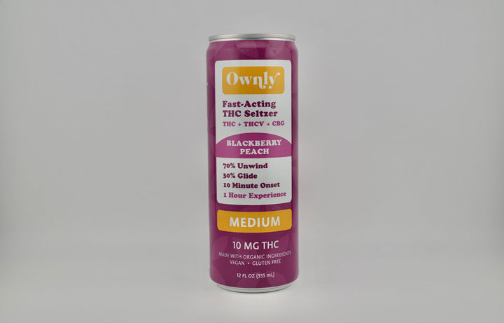 Blackberry Peach 10 mg Seltzer - MEDIUM STRENGTH