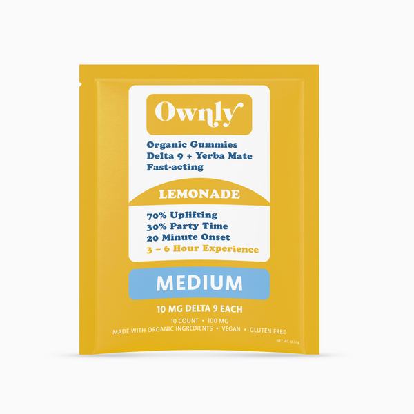 Lemonade THC Gummies- MEDIUM STRENGTH