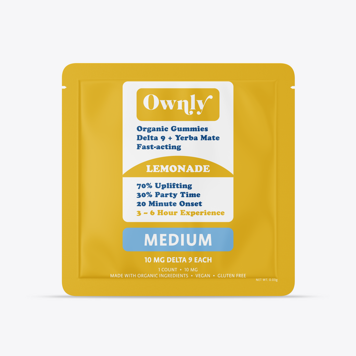 Lemonade THC Gummies- MEDIUM STRENGTH