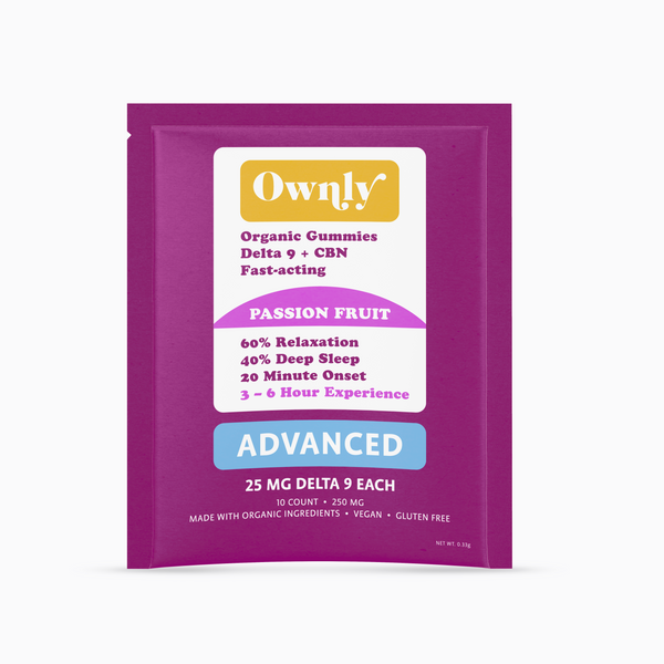 Passion Fruit THC Gummies- ADVANCED STRENGTH